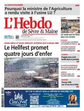 Cover of L'Hebdo de Sevre et Maine