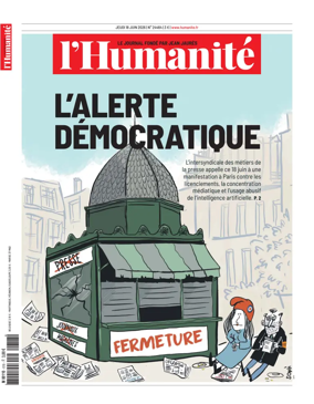 Cover of L'HUMANITE