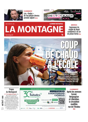 Cover of La Montagne (Clermont-Metropole)