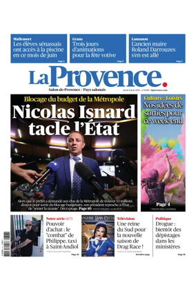 Cover of La Provence Salon-de-Provence / Pays salonais