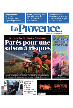 Cover of La Provences Vaucluse