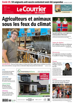 Cover of Le Courrier de l’Ouest (Angers)