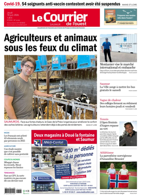 Cover of Le Courrier de l’Ouest (Saumur)