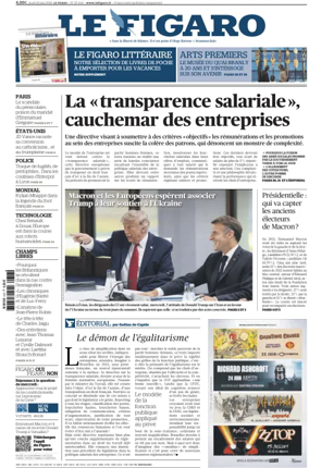 Cover of Le Figaro