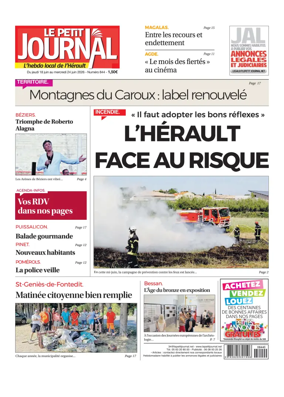 Cover of Le Petit Journal - L'hebdo local de l'Herault