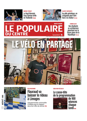 Cover of Le Populaire du Centre (Haute-Vienne)