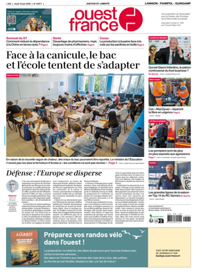 Cover of Ouest-France (Lannion / Paimpol / Guingamp)