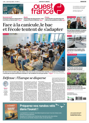 Cover of Ouest France (Manche)