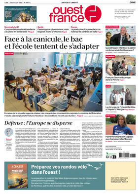 Cover of Ouest France (Orne)