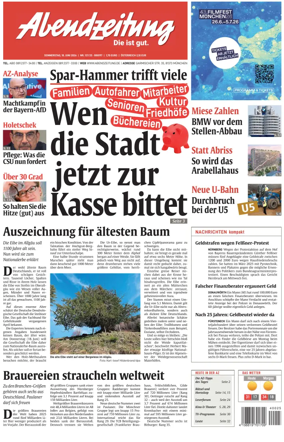Cover of Abendzeitung Munchen