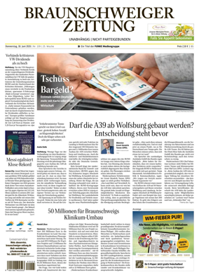 Cover of Braunschweiger Zeitung (Braunschweig)