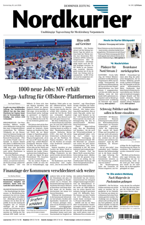 Cover of Demminer Zeitung