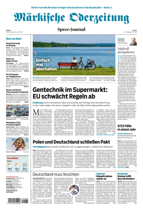 Cover of Markische Oderzeitung Erkner