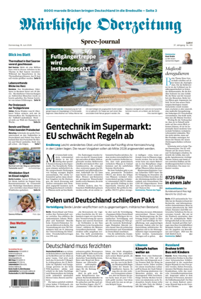 Cover of Markische Oderzeitung Spree-Journal