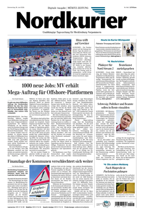 Cover of Muritz-Zeitung