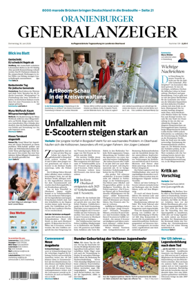 Cover of Oranienburger Generalanzeiger
