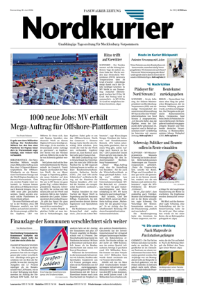 Cover of Pasewalker Zeitung