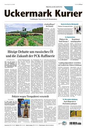 Cover of Prenzlauer Zeitung
