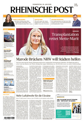 Cover of Rheinische Post Duisburg