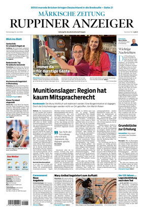 Cover of Ruppiner Anzeiger