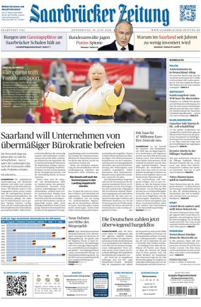Cover of Saarbruecker Zeitung