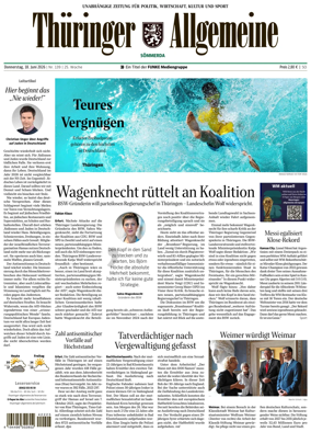 Cover of Thuringer Allgemeine (Sommerda)