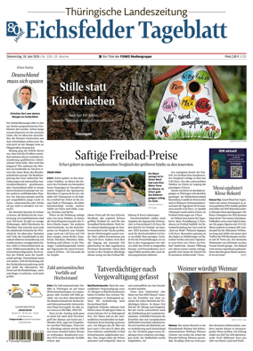 Cover of Thuringische Landeszeitung (Eichsfeld)