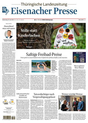 Cover of Thuringische Landeszeitung (Eisenach)