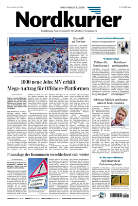 Cover of Vorpommern Kurier (Anklam)
