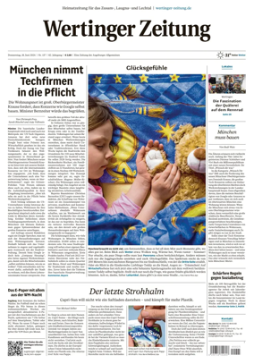 Cover of Wertinger Zeitung
