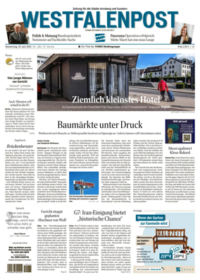 Cover of Westfalenpost (Arnsberg)