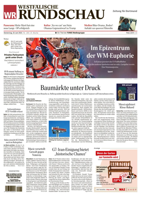 Cover of Westfalische Rundschau (Dortmund-Sud II)