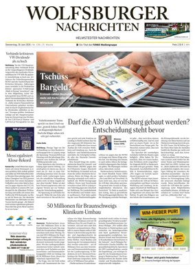 Cover of Wolfsburger Nachrichten (Helmstedt)