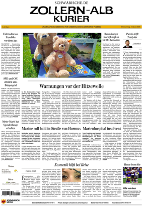 Cover of Zollern-Alb-Kurier (Balingen)