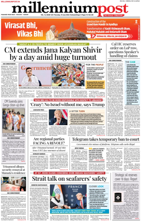 Cover of Millennium Post (Kolkata)