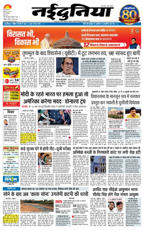 Cover of Nai Dunia - Jabalpur