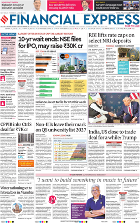 Cover of The Financial Express