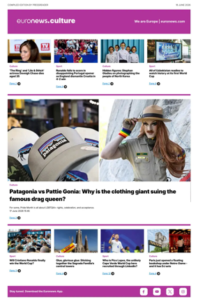 Cover of Euronews Culture and Sport Compiled Edition