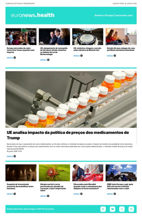 Cover of Euronews Health (Portuguese)