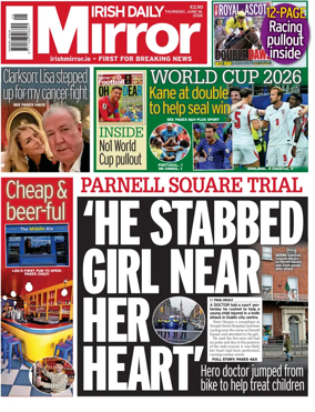 Cover of Irish Daily Mirror