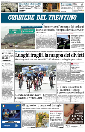 Cover of Corriere del Trentino