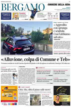 Cover of Corriere della Sera (Bergamo)