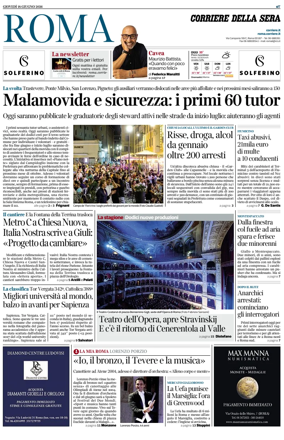 Cover of Corriere della Sera (Roma)