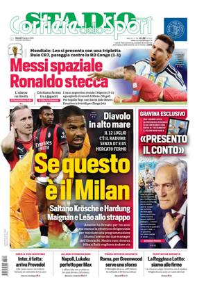Cover of Corriere dello Sport Stadio (Nazionale)