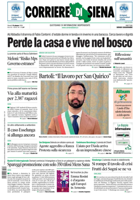 Cover of Corriere di Siena