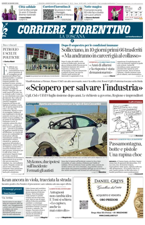 Cover of Corriere Fiorentino