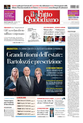 Cover of Il Fatto Quotidiano