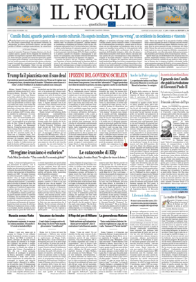 Cover of Il Foglio Quotidiano