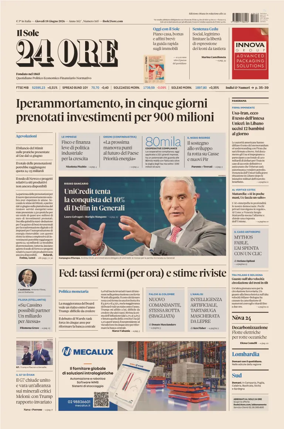 Cover of Il Sole 24 Ore