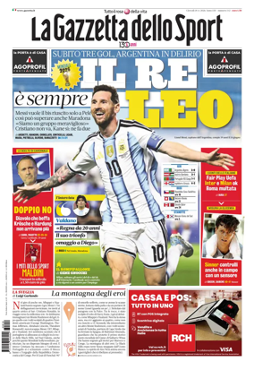 Cover of La Gazzetta dello Sport - Roma